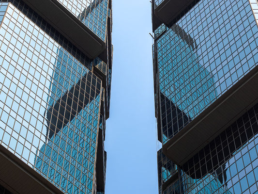 Crooked Reflections, Lippo Centre. Admiralty, Hong Kong 2025.