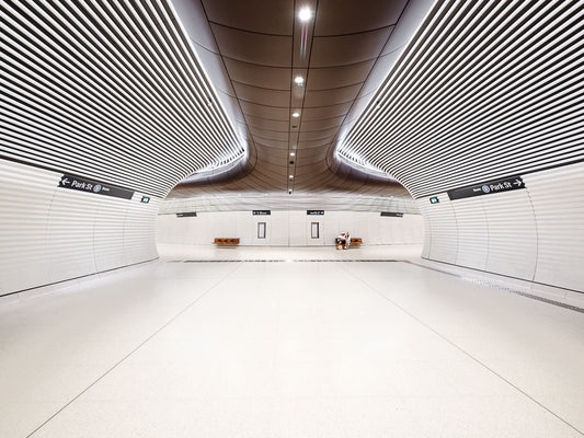 Park Street Exit, Gadigal Metro. Sydney 2024.