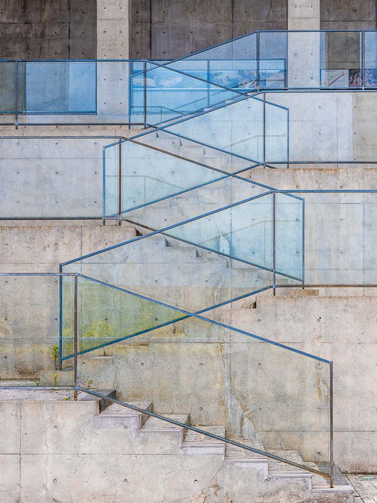 Stair Detail, Hyakudanen Garden. Yumebutai Awaji, Awaji Island 2024.