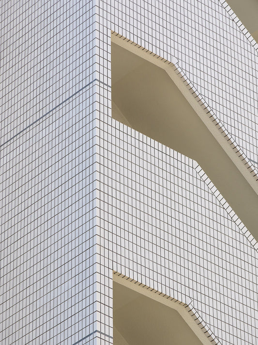 Tiled White Escape. Koenji, Tokyo 2024.